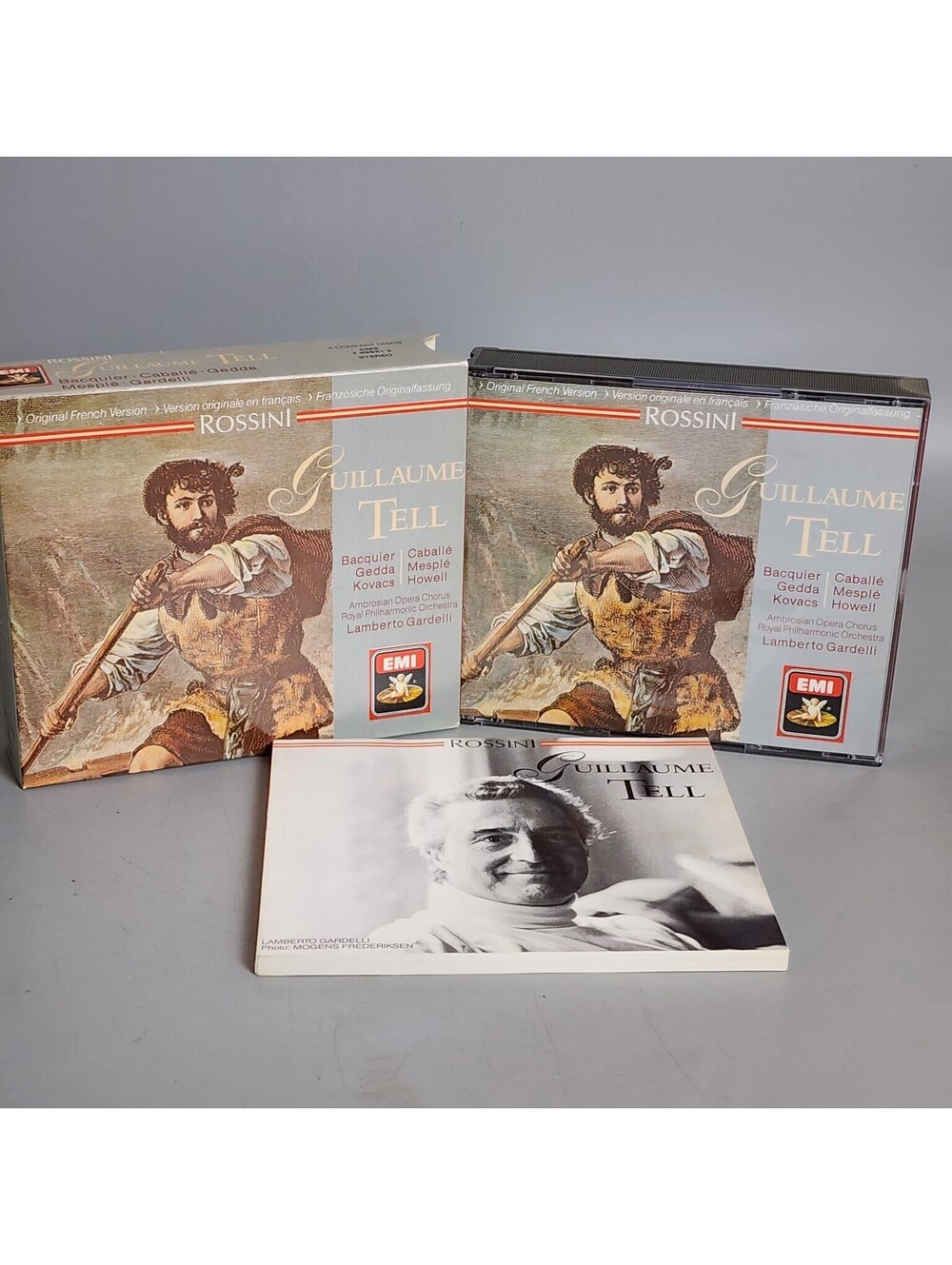 Rossini - Guillaume Tell 4 CD Set - Gardelli, Caballé, Gedda - EMI Classics